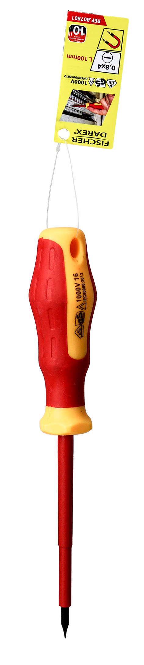 Tournevis isole 1000v 0,8x100x4