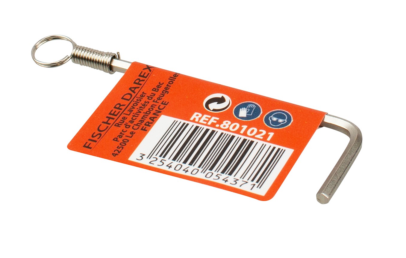 Clé male hexagonale 2mm