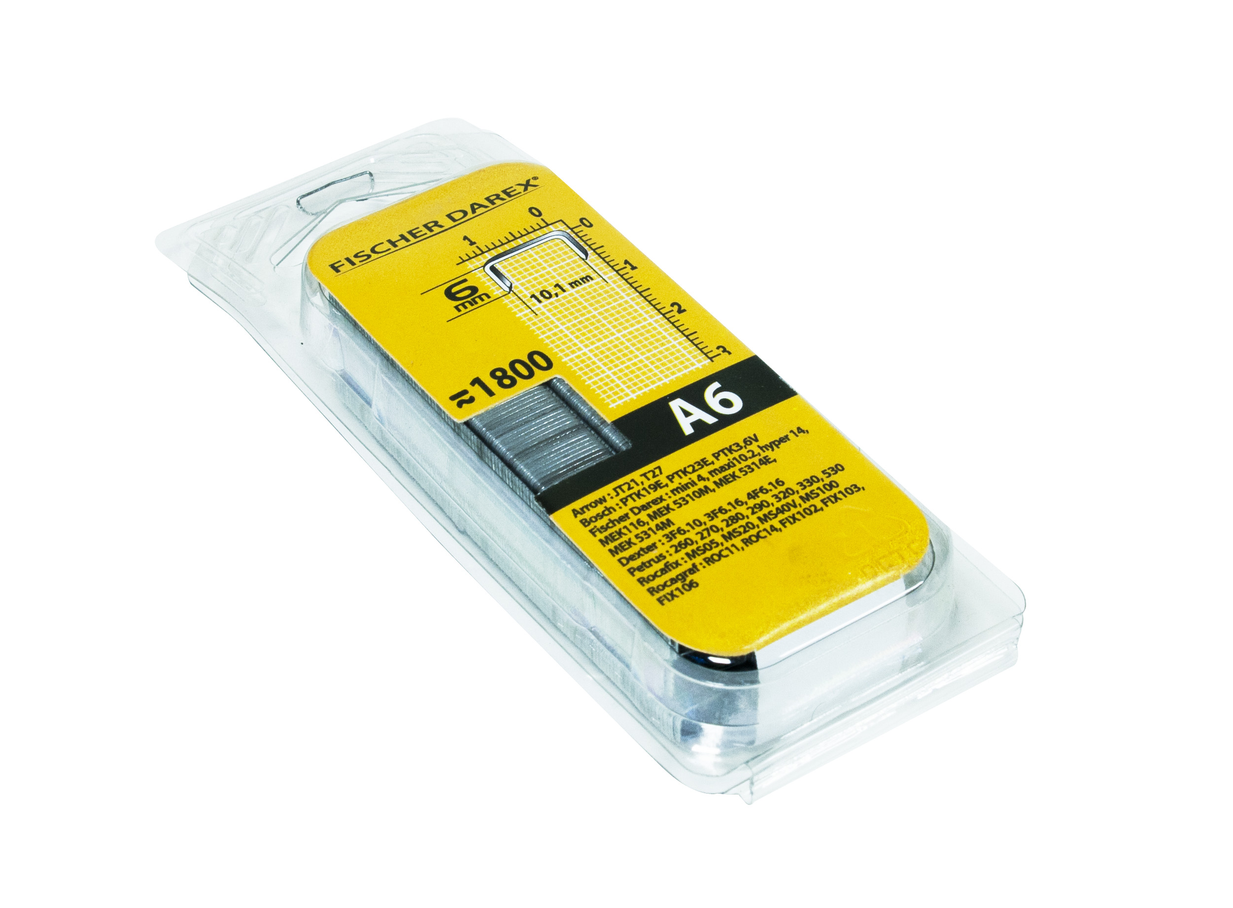 Agrafe x1800 famille a 6mm