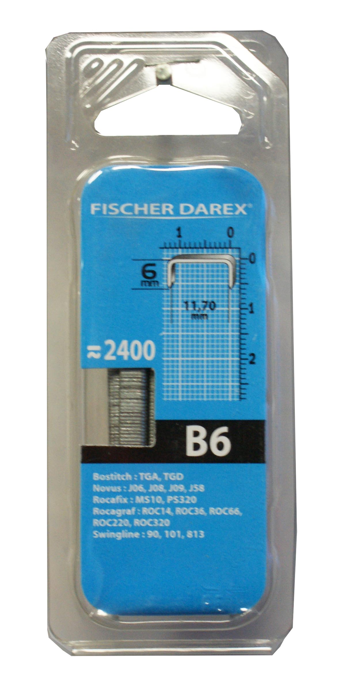 Agrafe x2400 famille b 6mm