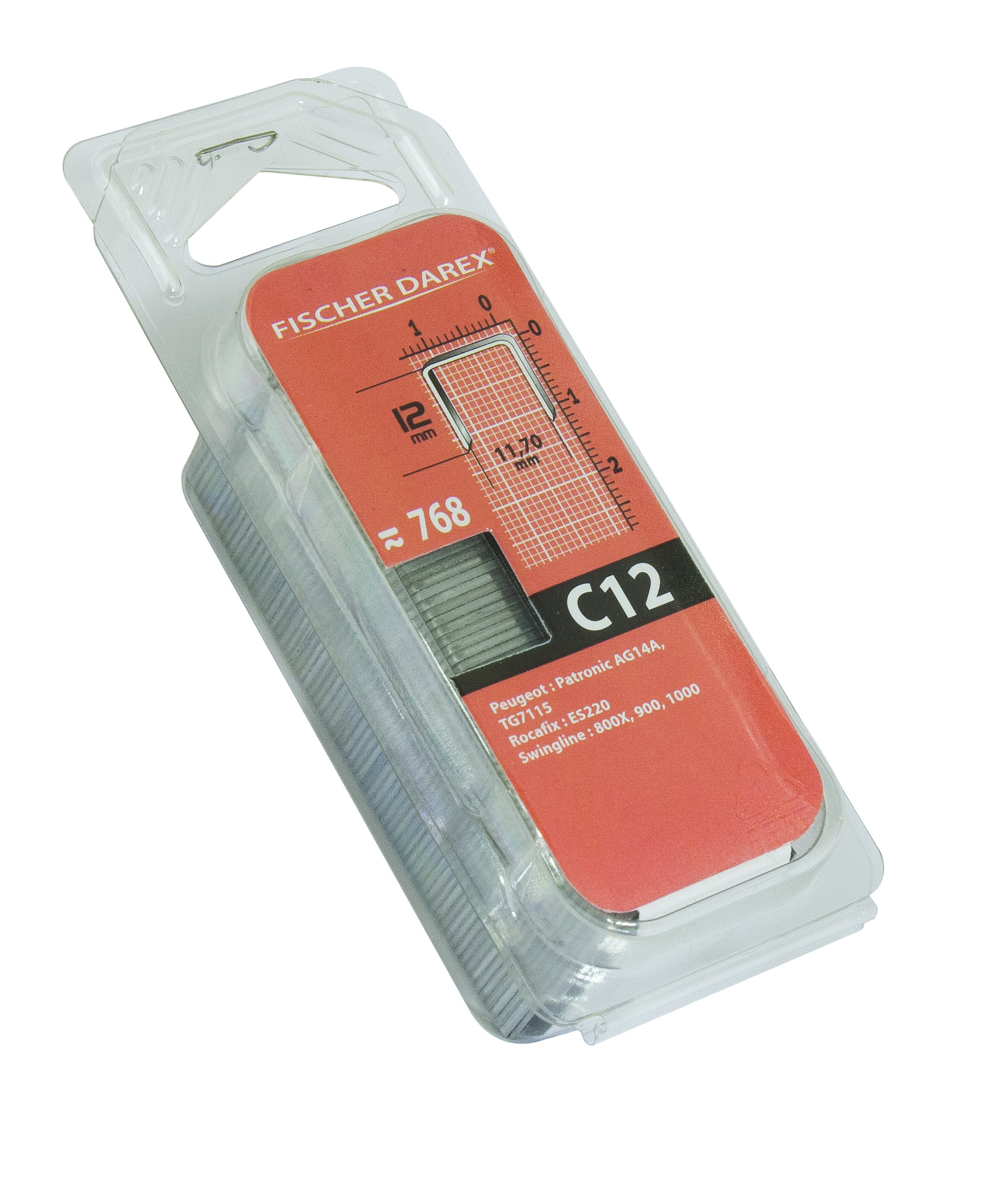 Agrafe x768 famille c 12mm