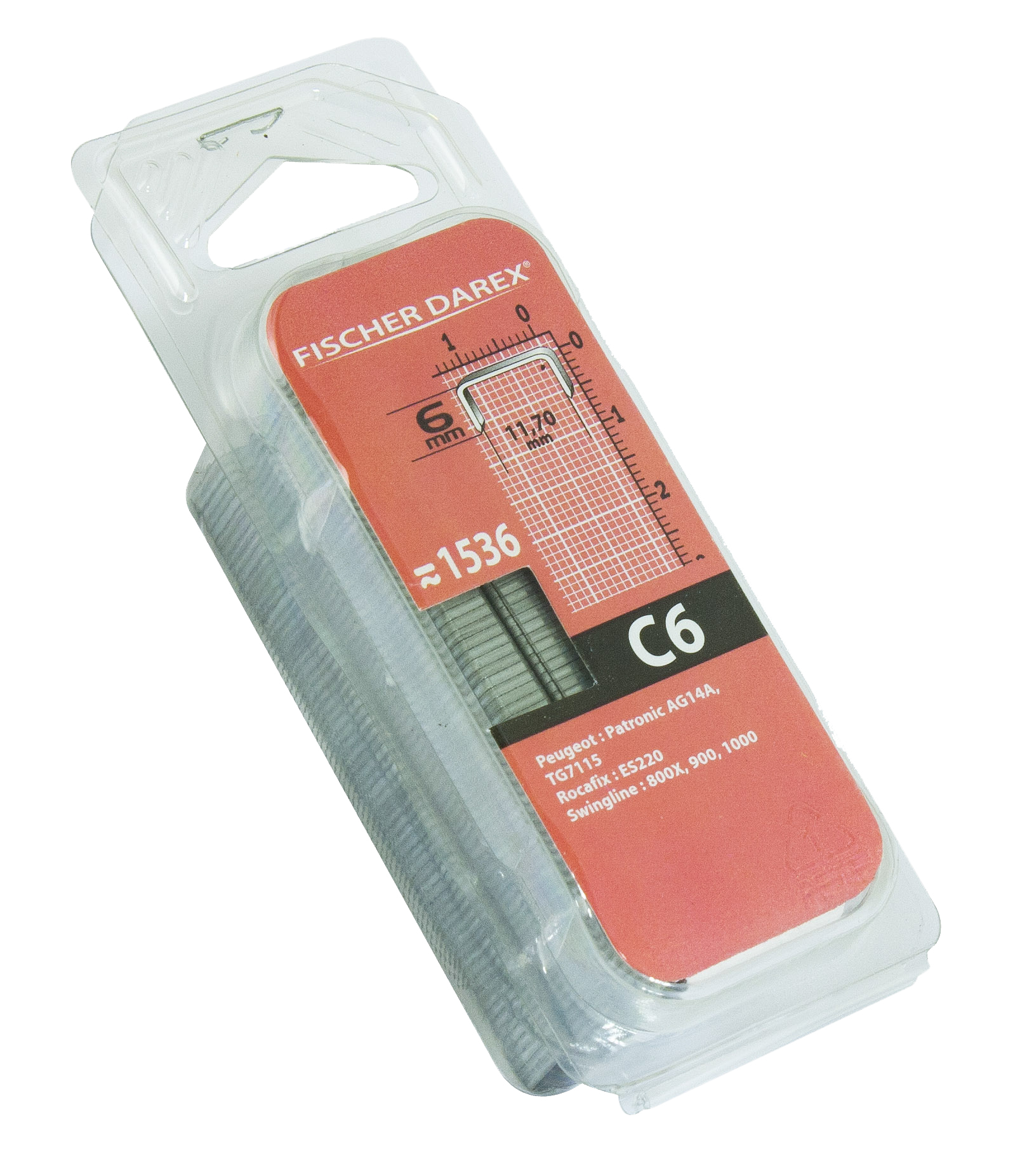 Agrafe x1536 famille c 6mm