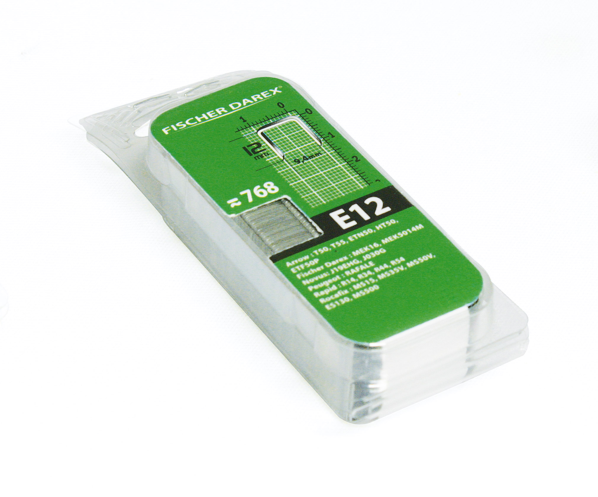 Agrafe x768 famille e 12mm