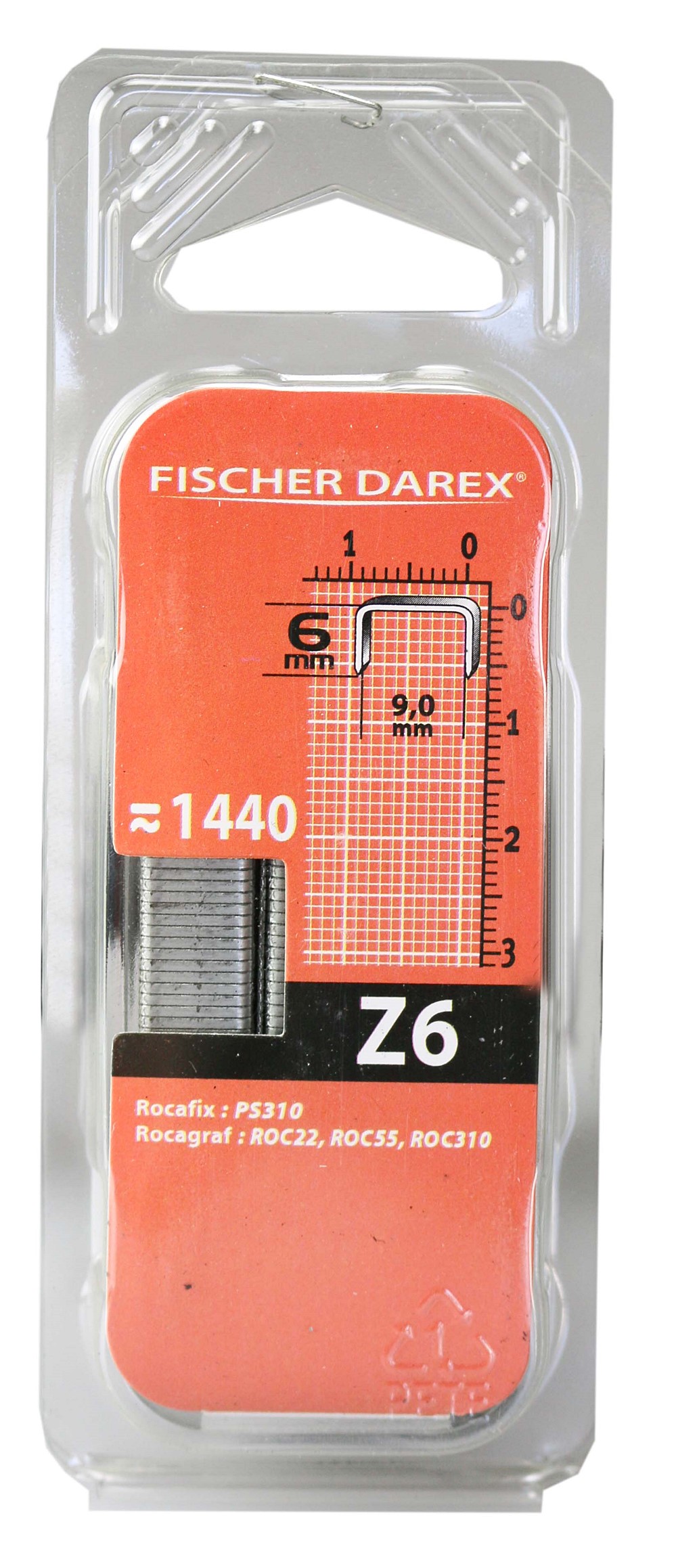 Agrafe x1440 famille z 6mm