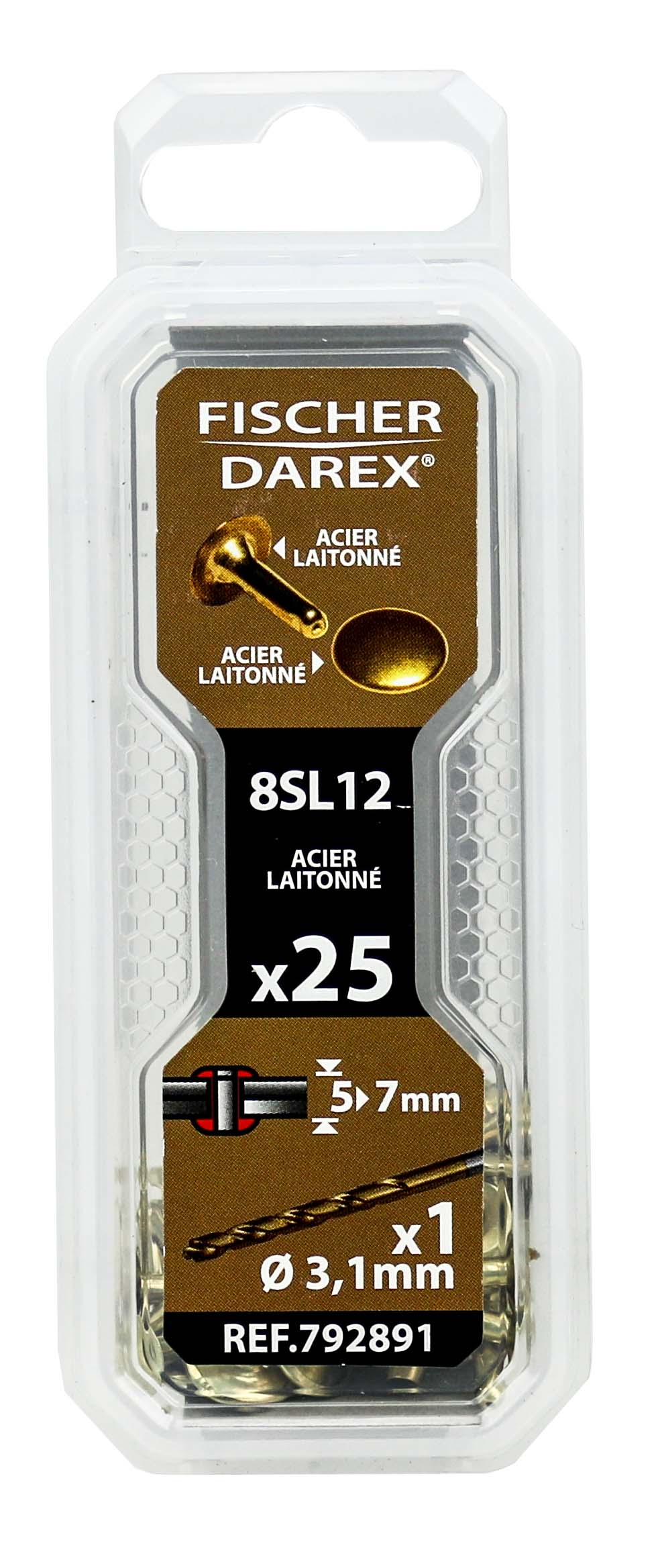 Rivet x25 tubulaire 8sl12x25