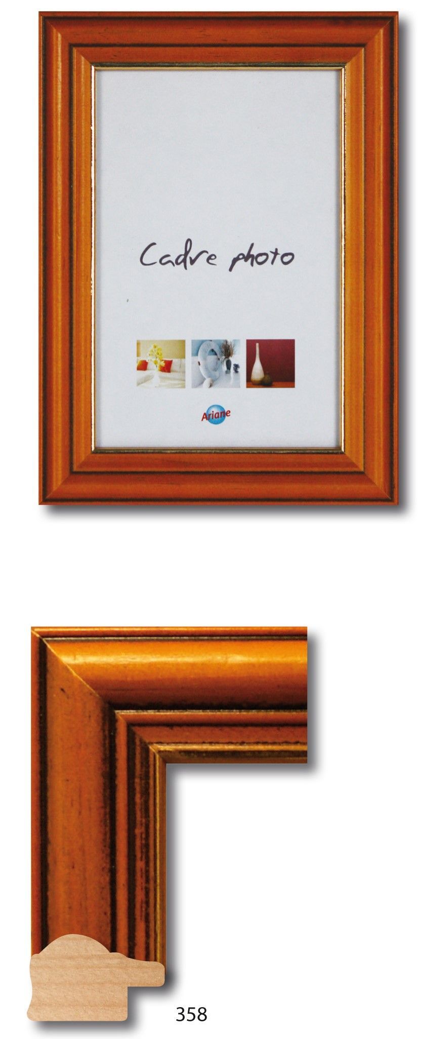 Cadre antiquaire 24 x 30 cm