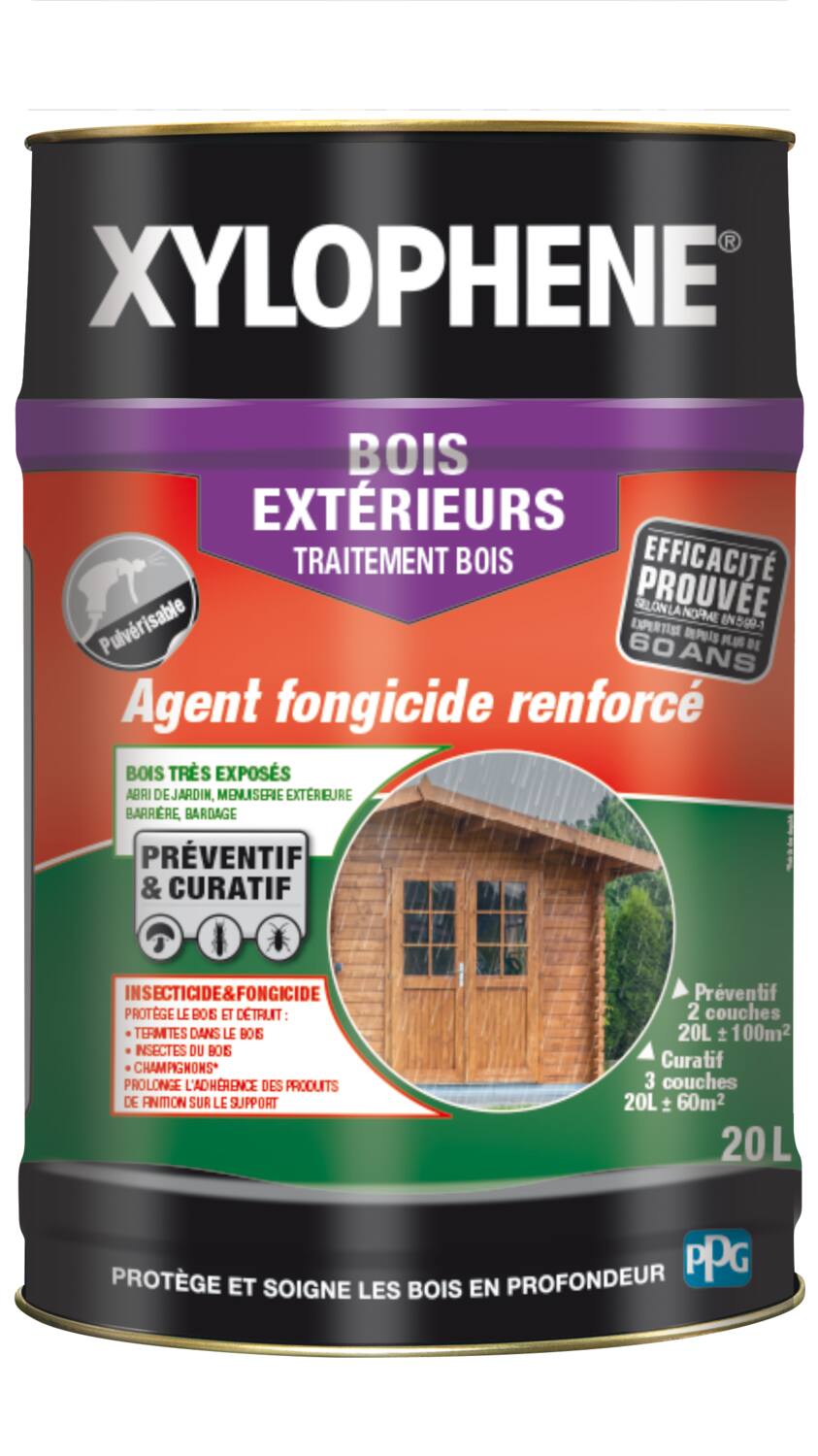 Traitement bois extérieur 20 L - XYLOPHENE