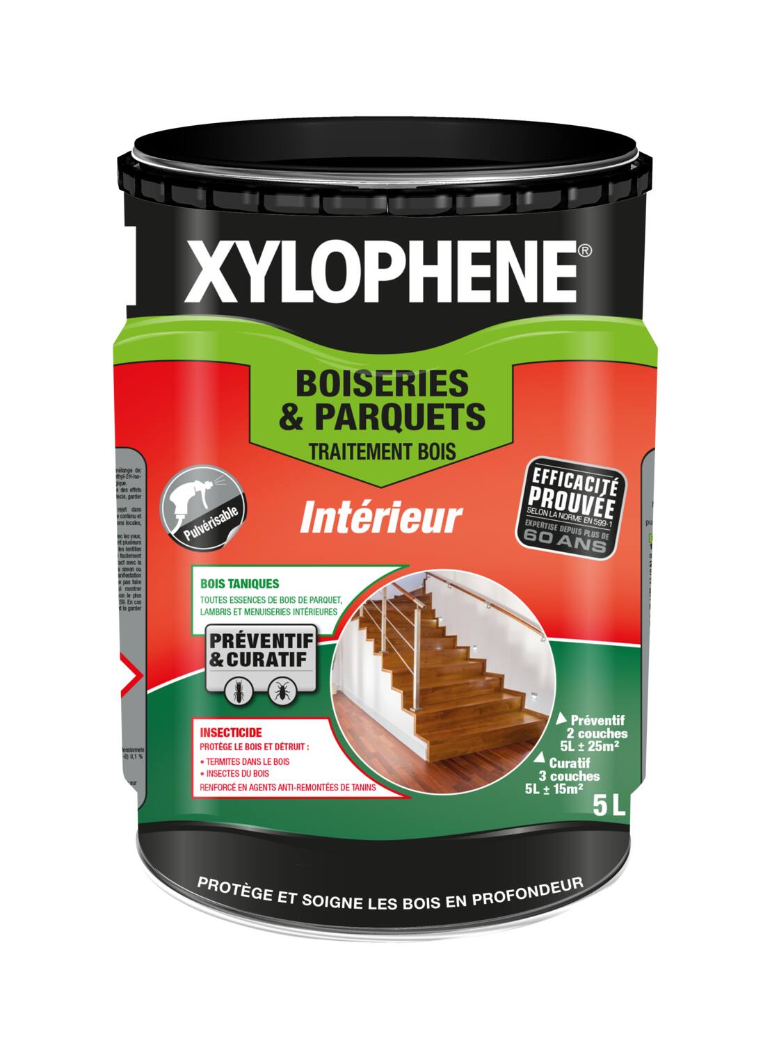 Traitement boiseries et parquets 5 L - XYLOPHENE