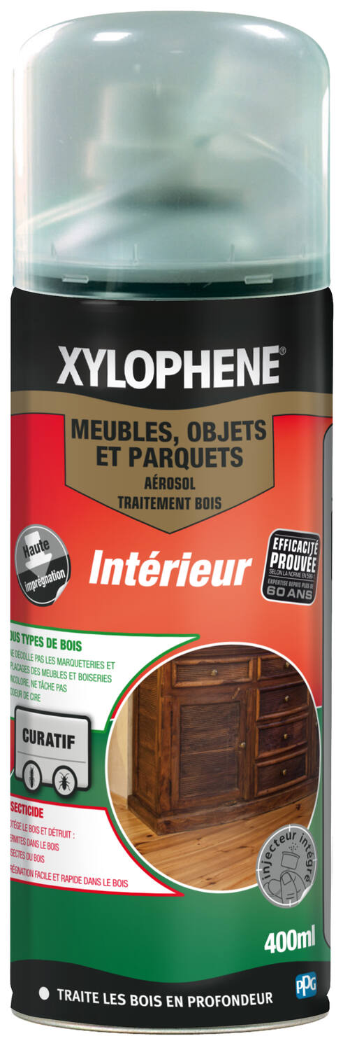 Traitement meubles et objets anciens aérosol 400 mL - XYLOPHENE