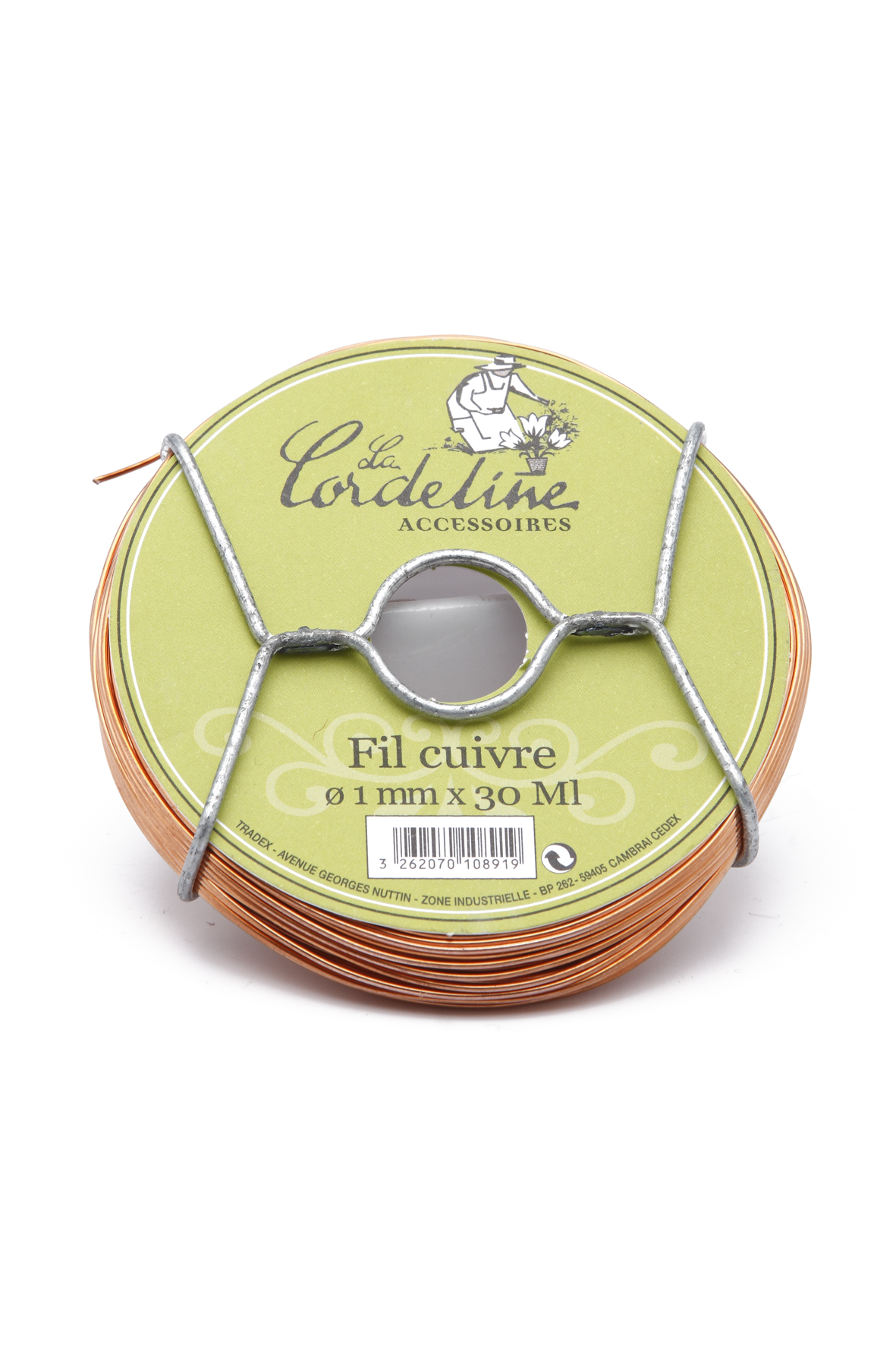 Bobinot fil cuivre ø1.0mm 30m