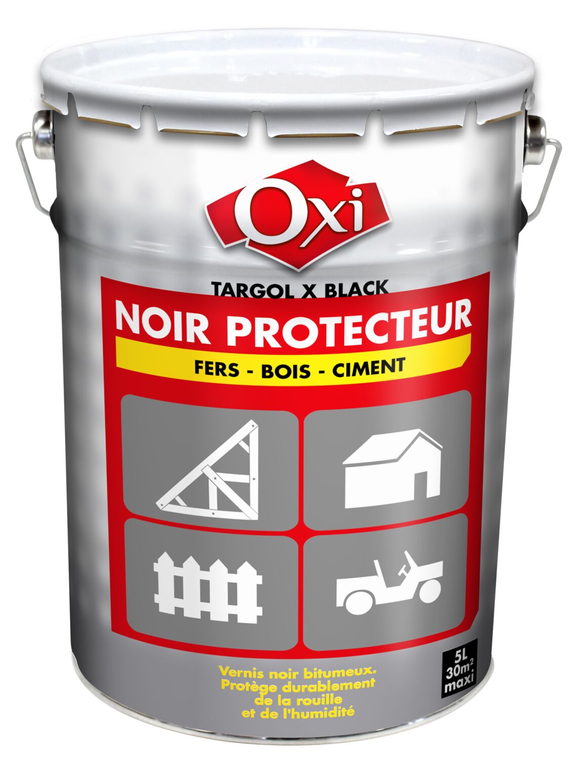 Vernis Noir Protecteur 5l