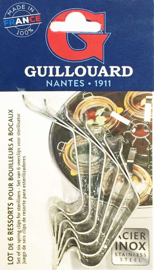 6 Ressorts Bouilleur Stérilisateur - GUILLOUARD