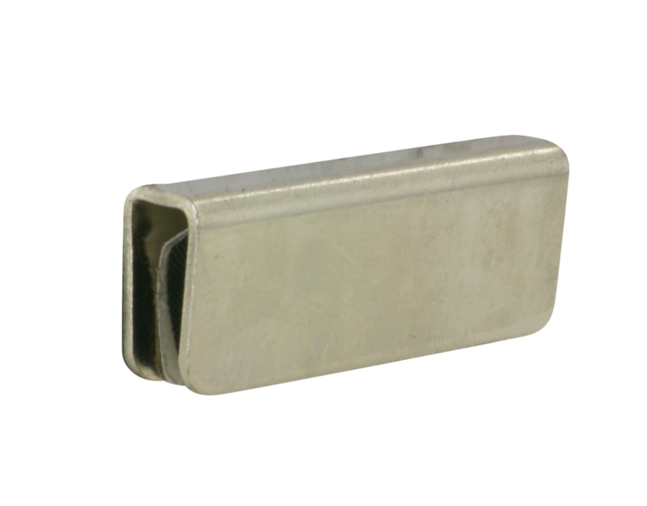 Contre-plaque chromé de loqueteau pour porte verre