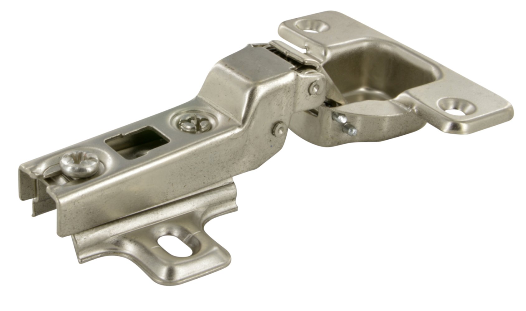 2 charnières invisibles slide-on Ø35 mm à demi recouvrement - CIME