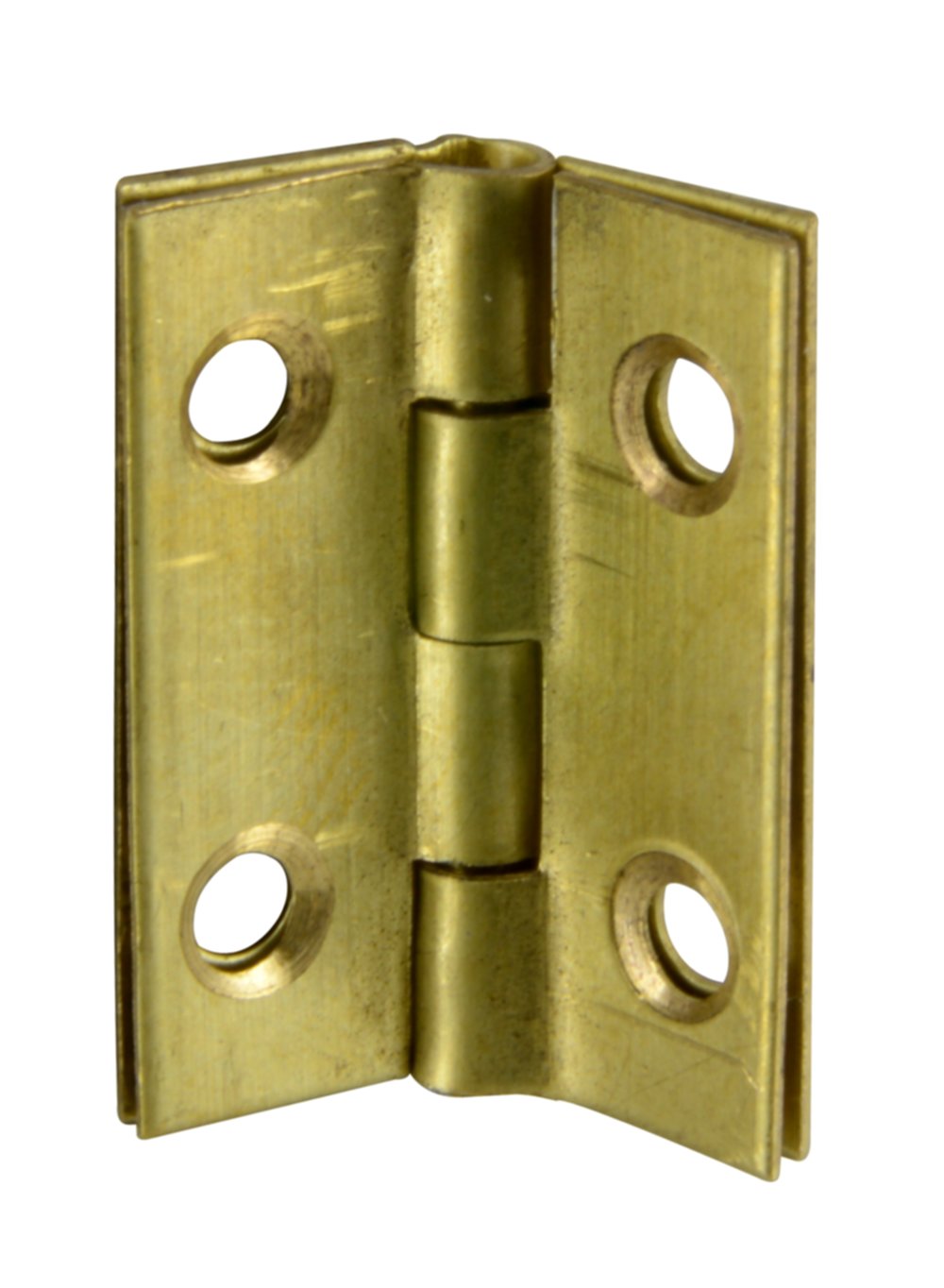 Charnière rectangle 20x16mm laiton poli x2