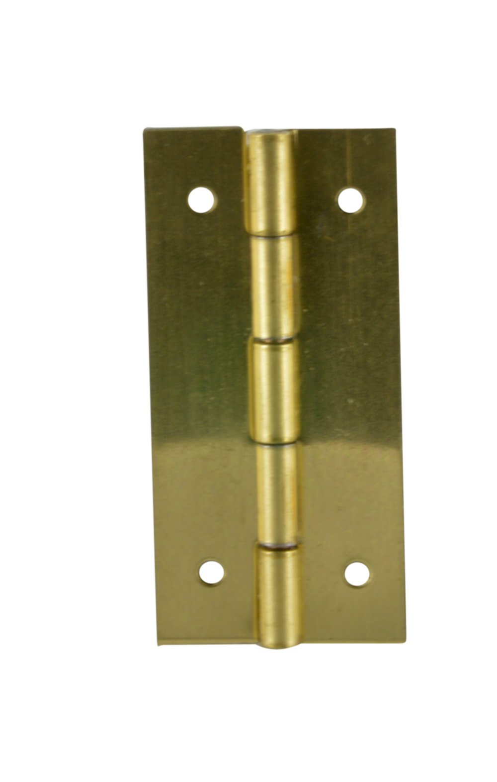Charnière coffret 25x13mm acier laitonné x2