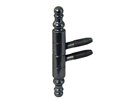 Fiche à visser rustique d9 fer poli x2