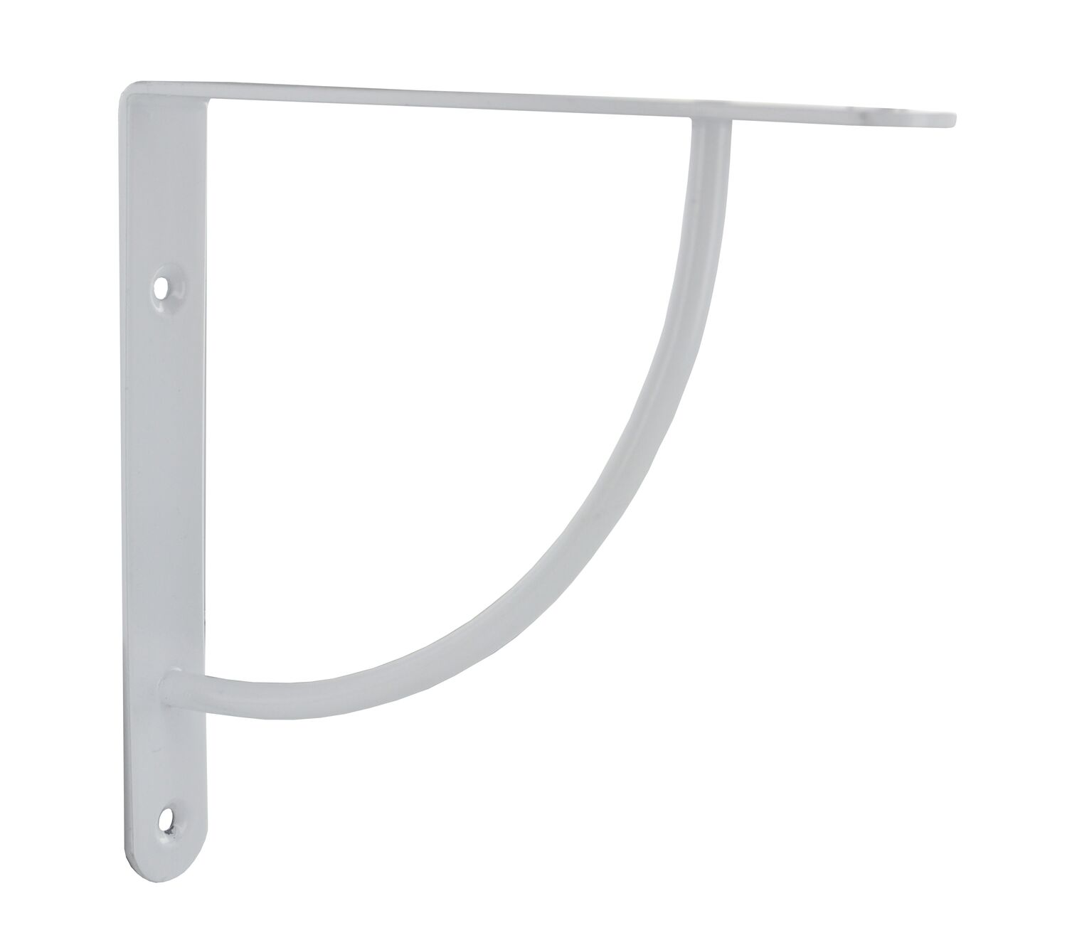 Equerre bibop décorative acier époxy blanc brillant 230x230mm - CIME