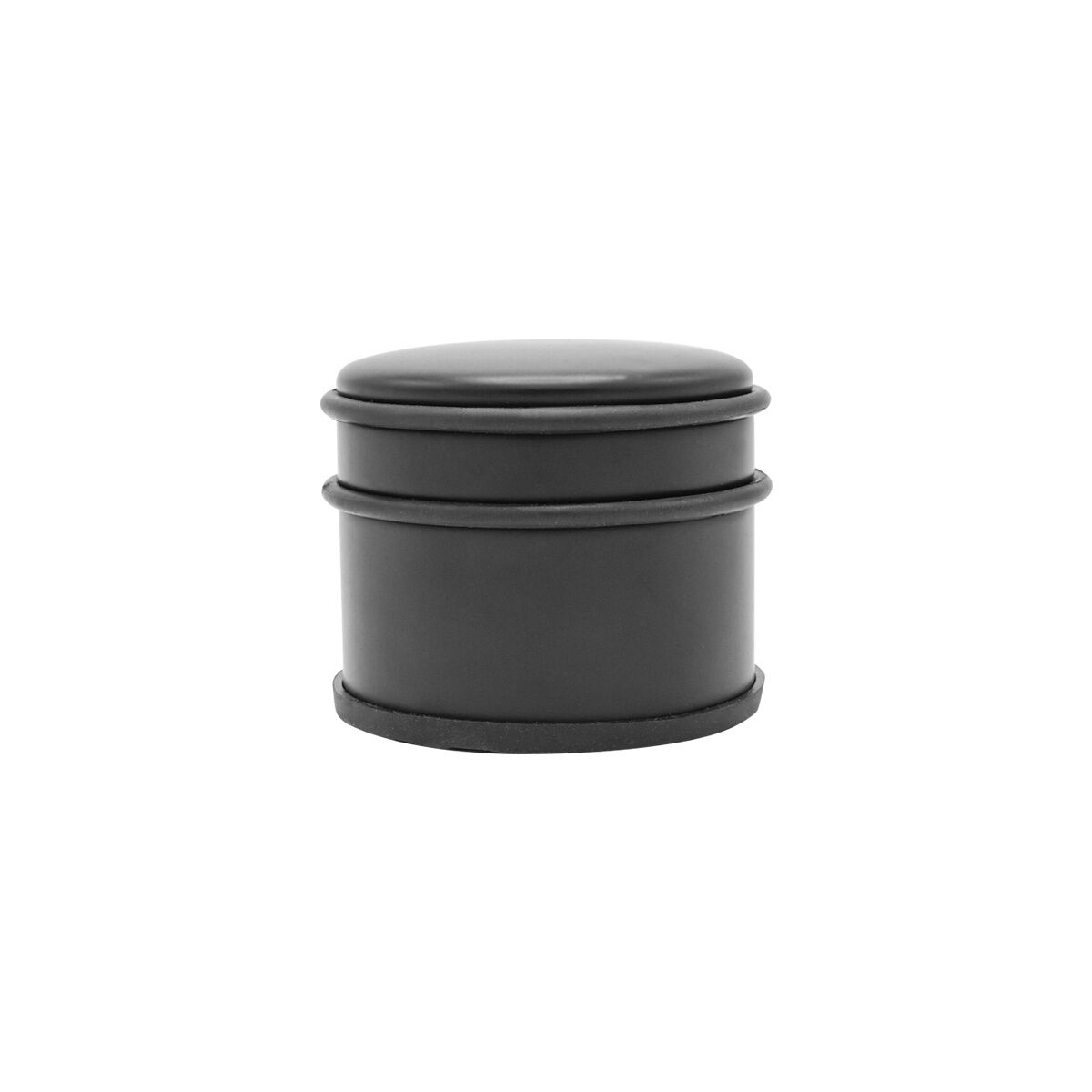 Butée de sol cylindrique Ø70 mm 1kg à poser acier noir - CIME