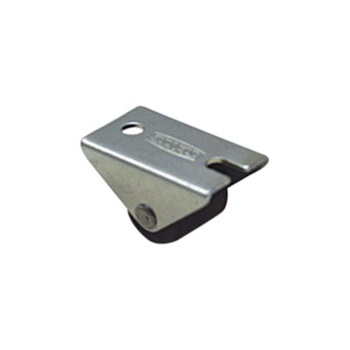 Roulette fonctionelle fixe à platine polychoc noir Ø15mm charge 12kg - CIME