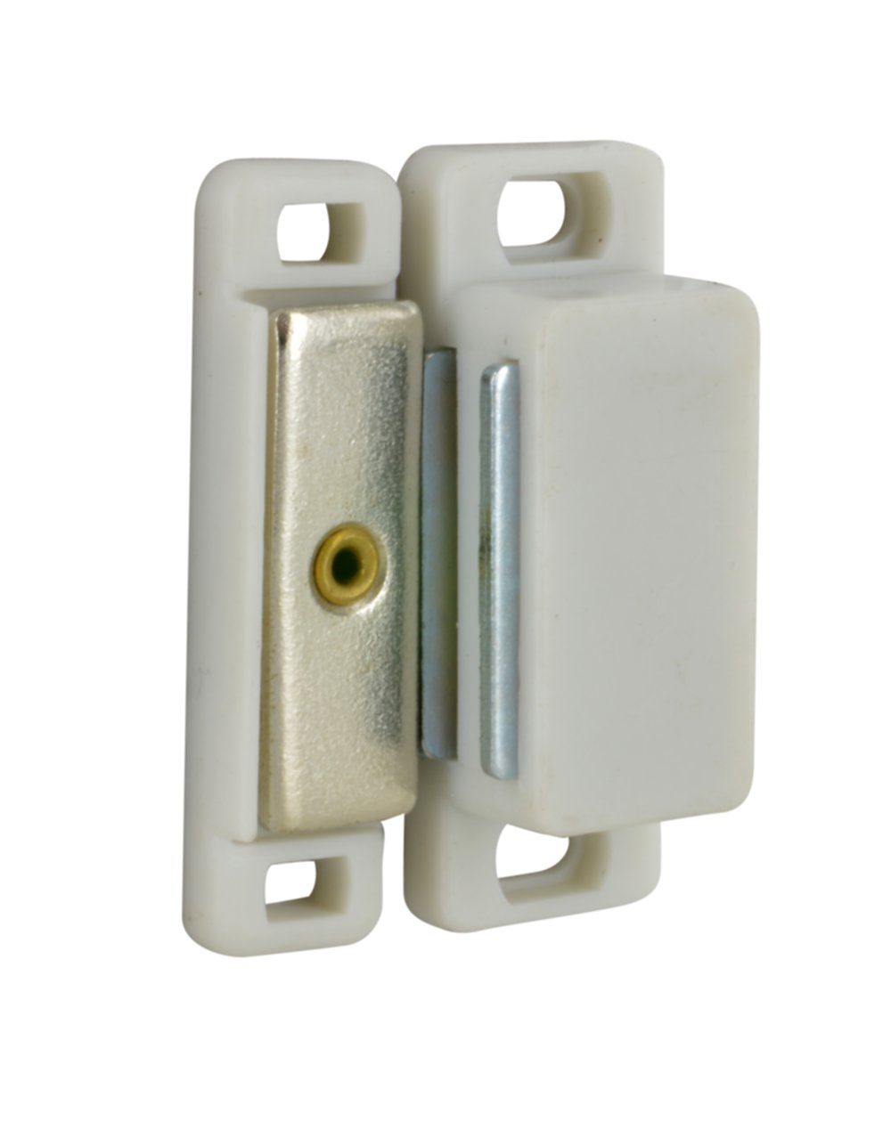 Loquet magnétique rectangle 6kg blanc x10
