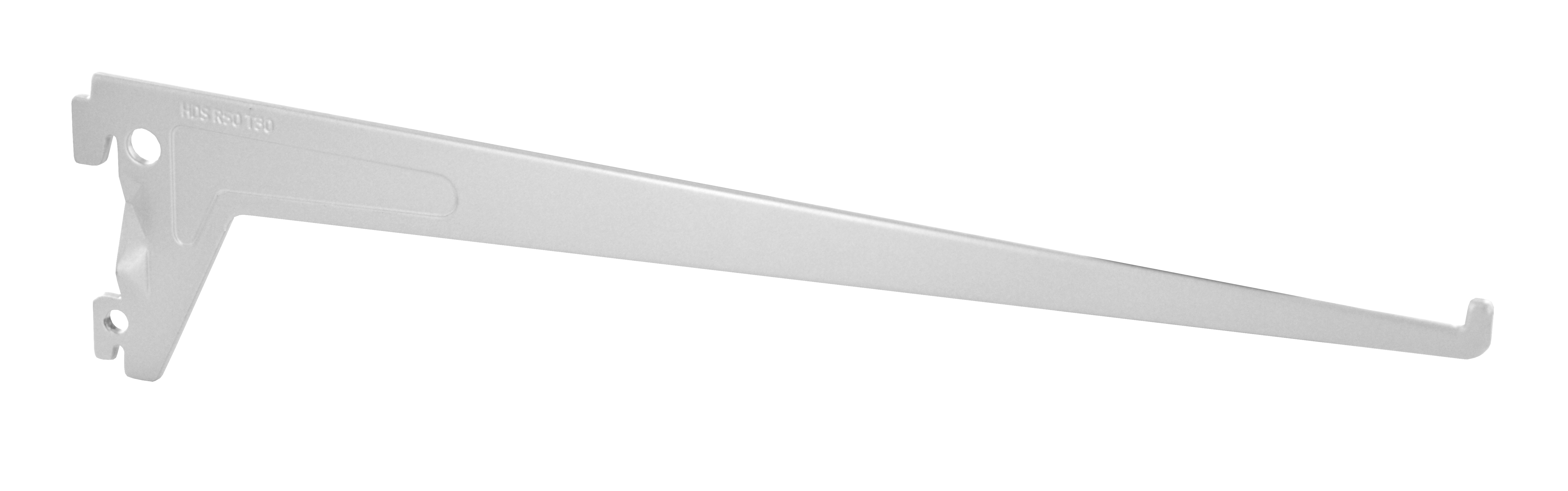 Console simple L.300mm entraxe 50mm charge supportée 60 kg acier époxy blanc - CIME