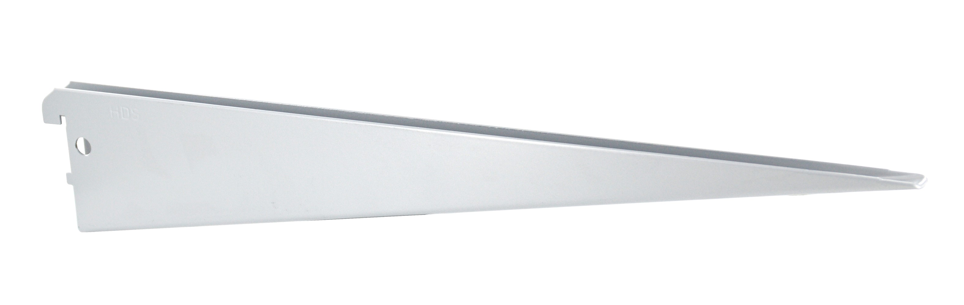 Console double 370 mm acier époxy blanc - CIME