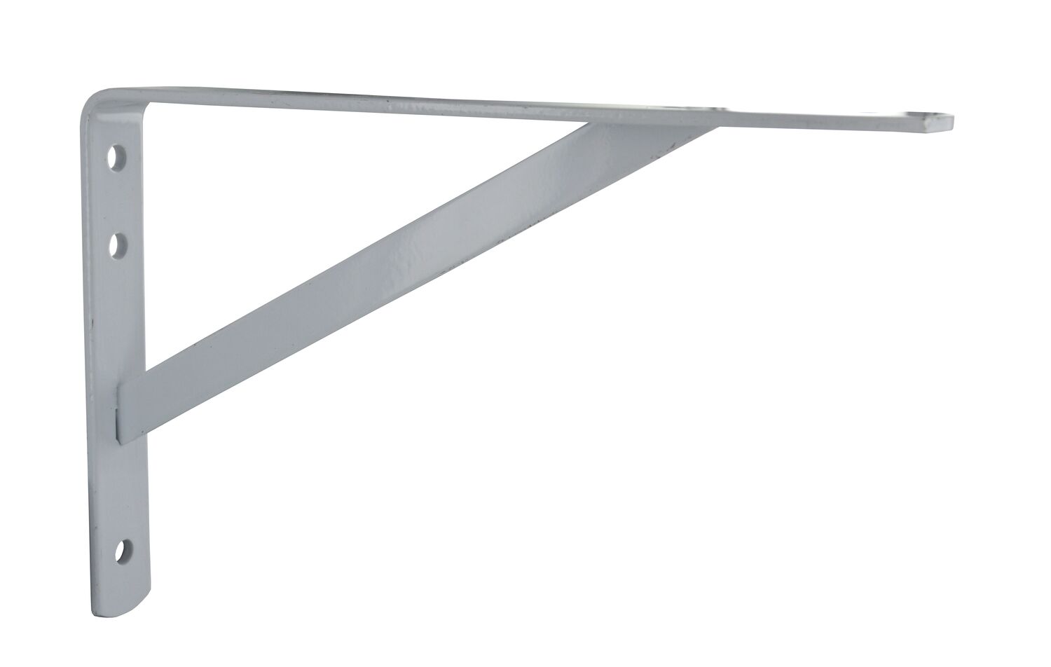 Equerre renforcée acier époxy 495 x 330 mm blanc - CIME