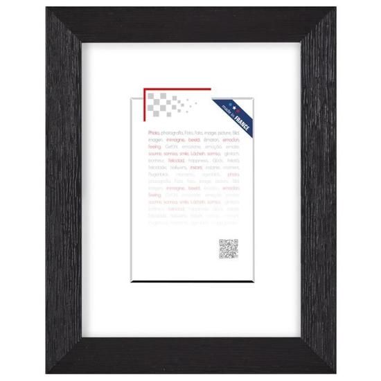 Cadre photo Karma, en bois, taupe 10x15cm - CEANOTHE