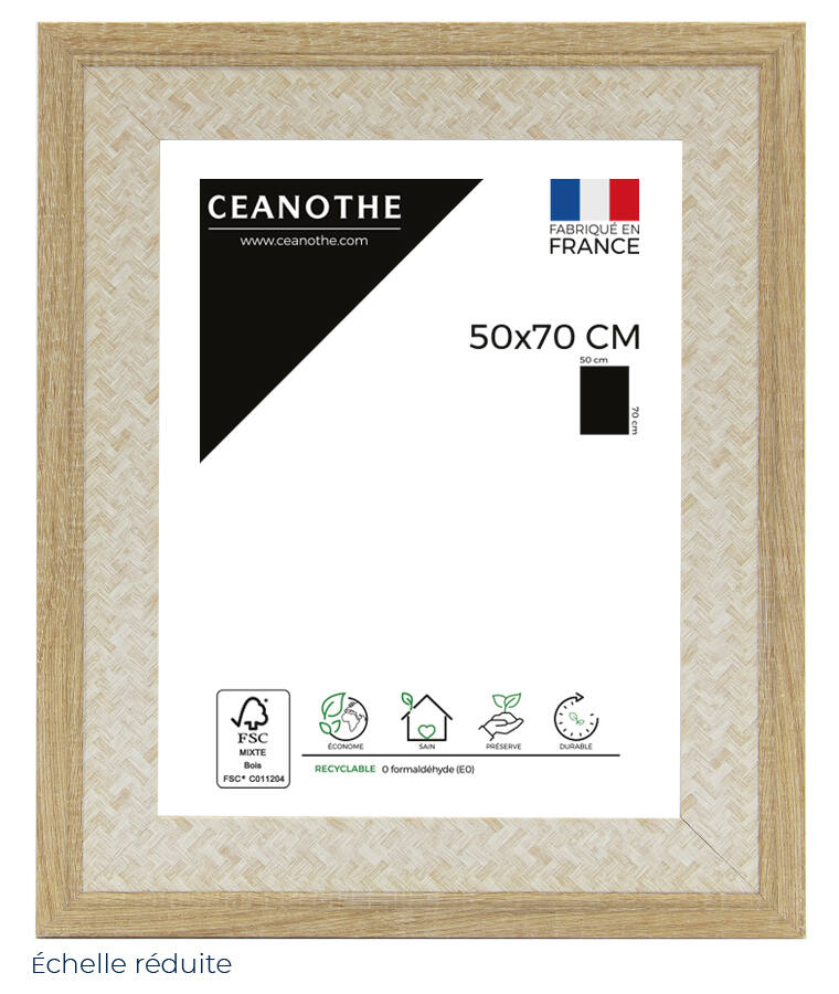 Cadre photo Palma nature 50x70cm - CEANOTHE