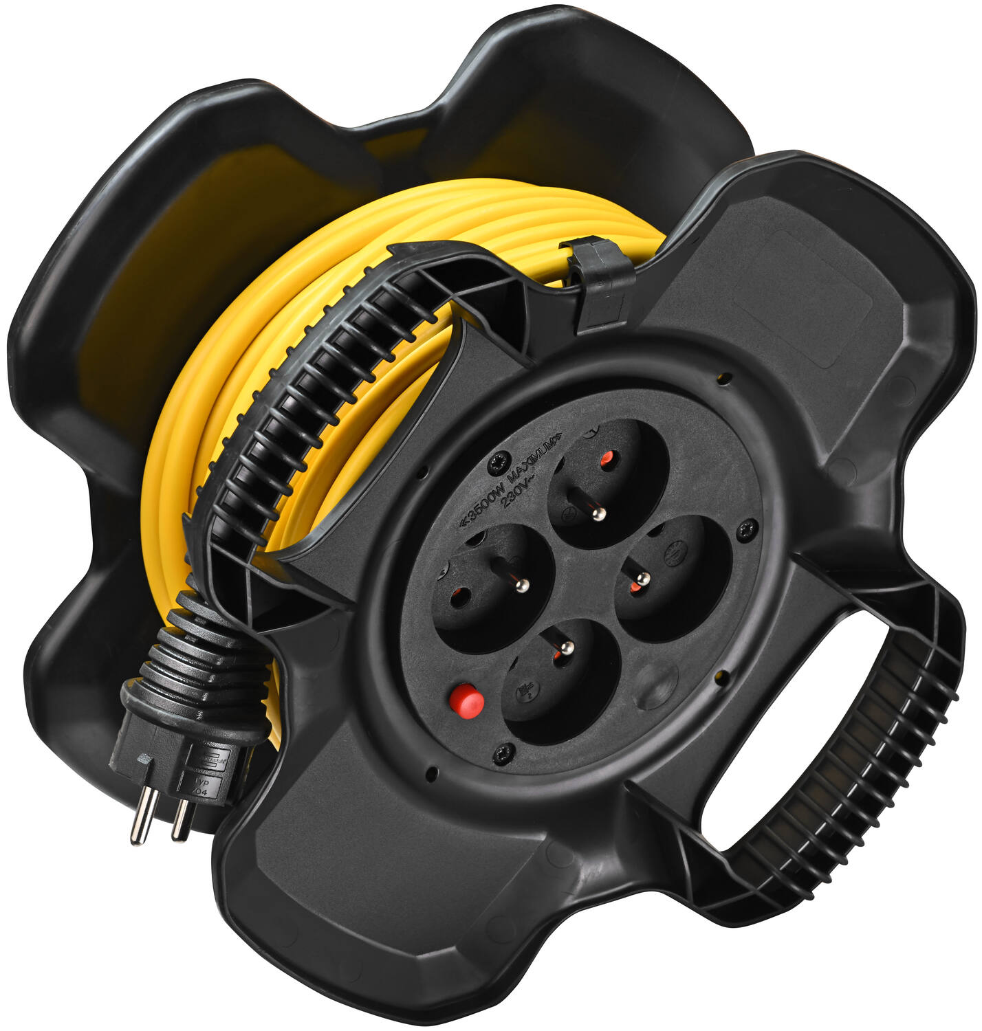 Enrouleur de câble électrique compact X-GUM 4 prises