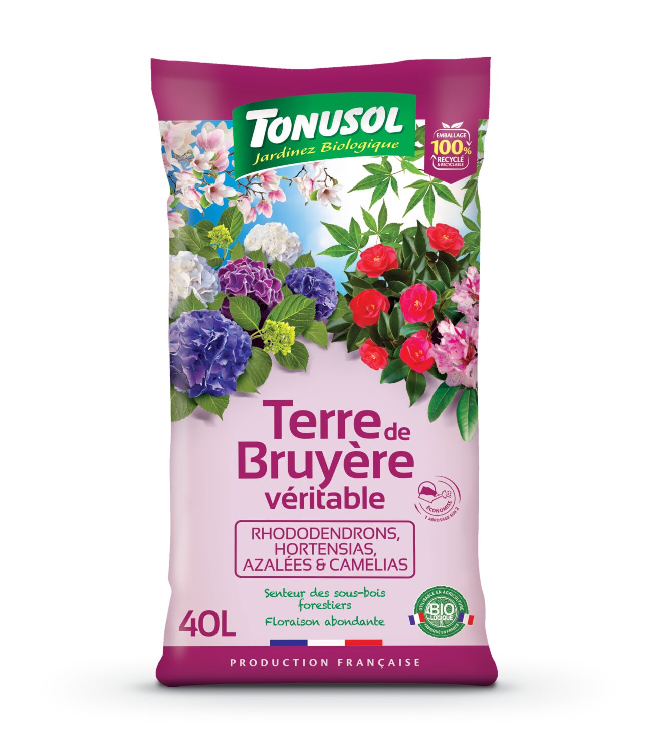Terre de bruyère véritable 40L - TONUSOL