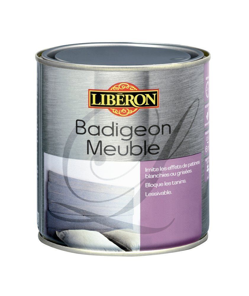 Badigeon Meuble LIBERON Gris Perle 0,5 L