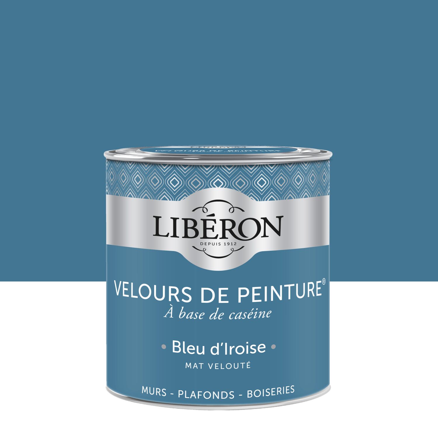 Peinture murale Velours bleu d'iroise 0,5 L - LIBERON