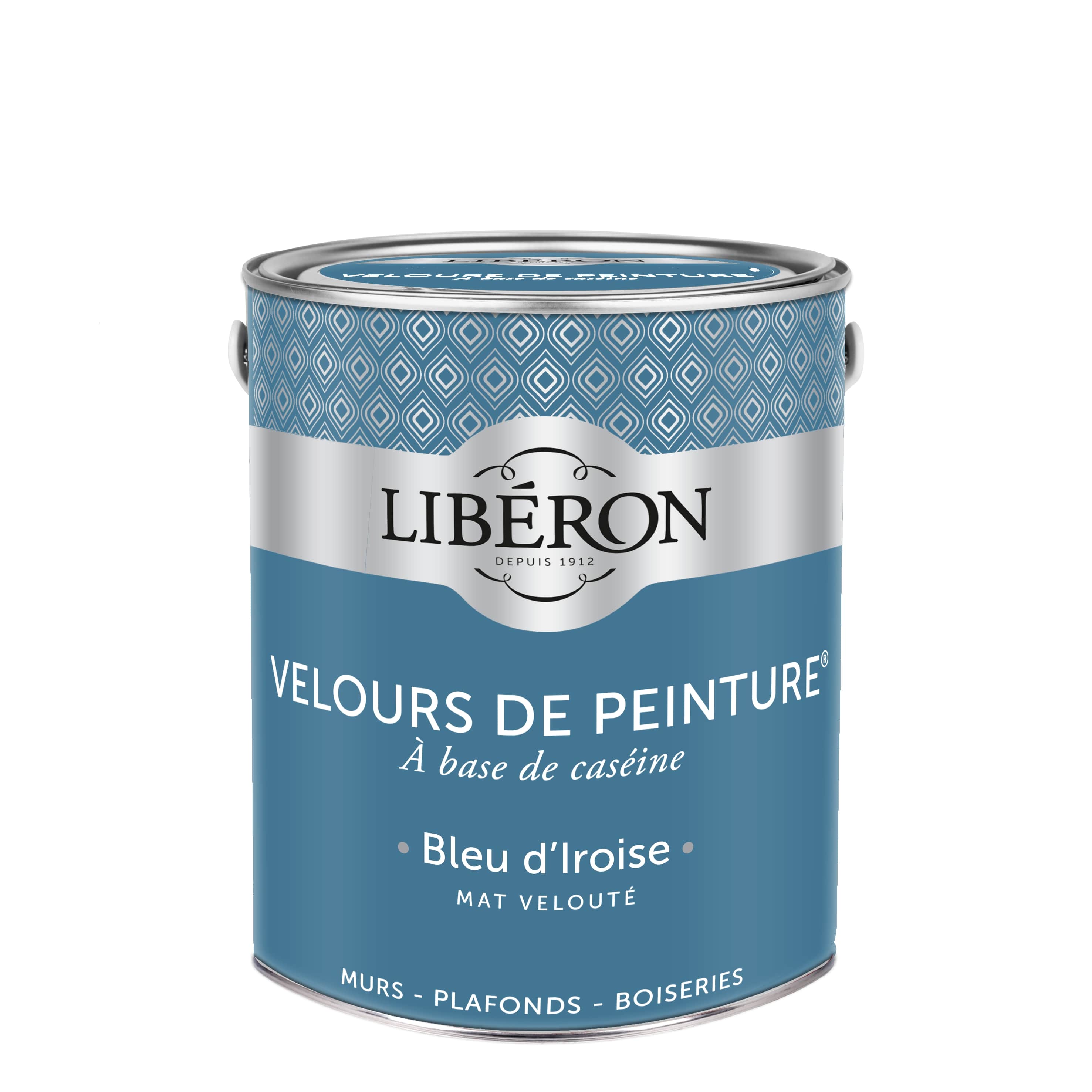 Peinture murale Velours bleu d'iroise 2,5 L - LIBERON