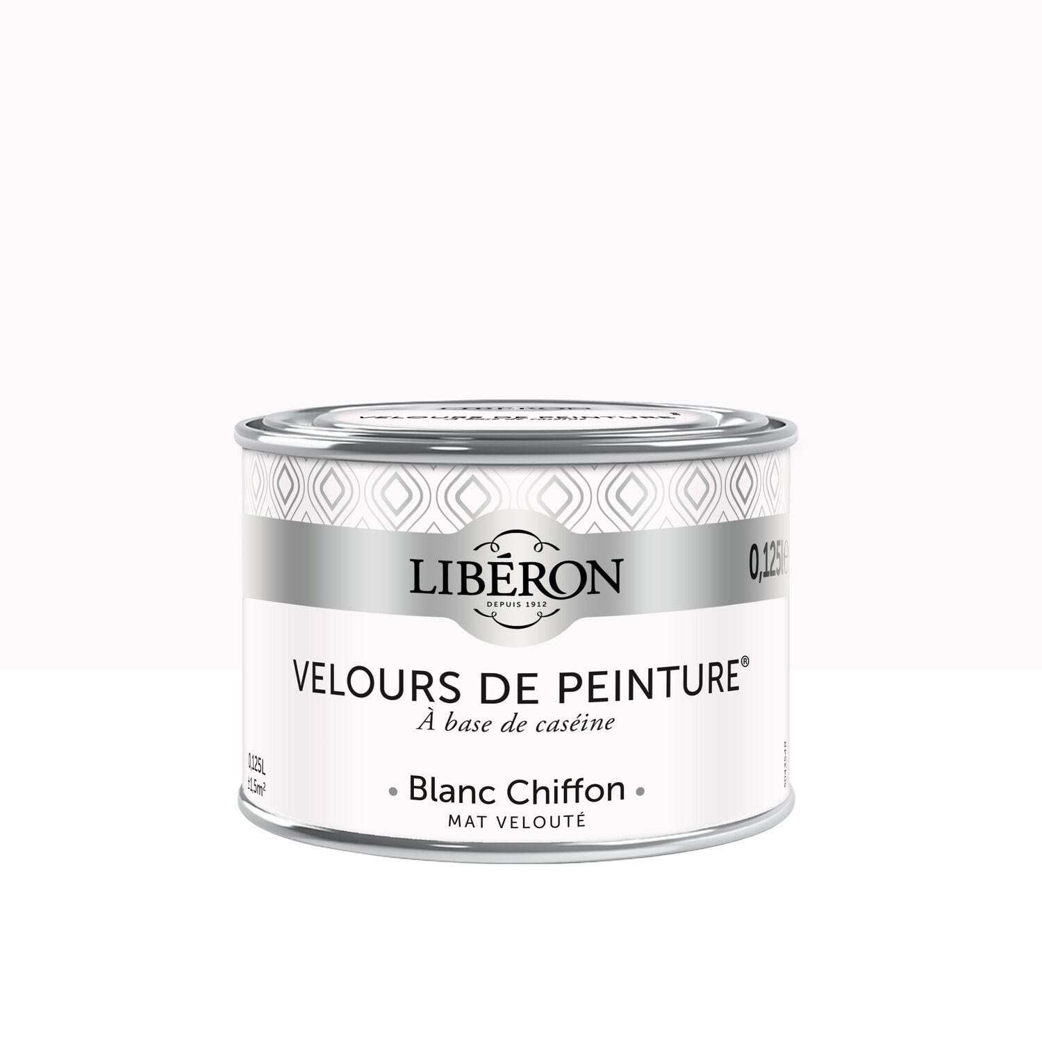 Peinture Murale Velours blanc Chiffon 125ml - LIBERON