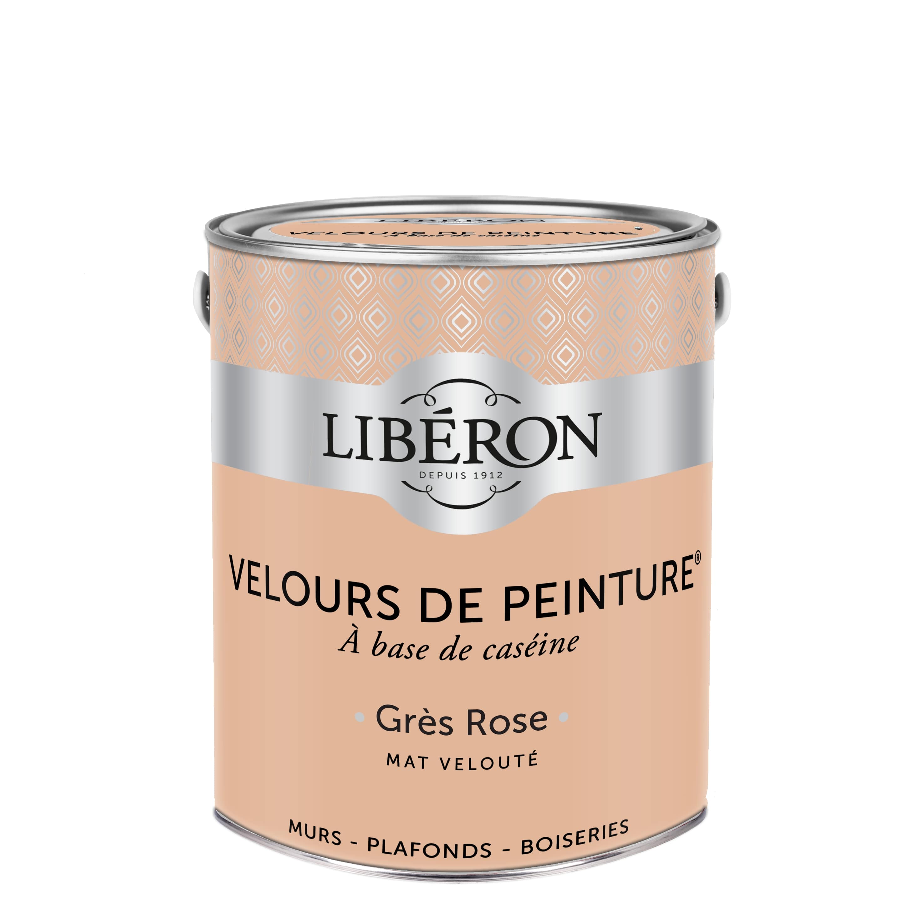 Peinture Murale Velours Grès Rose 2,5L - LIBERON
