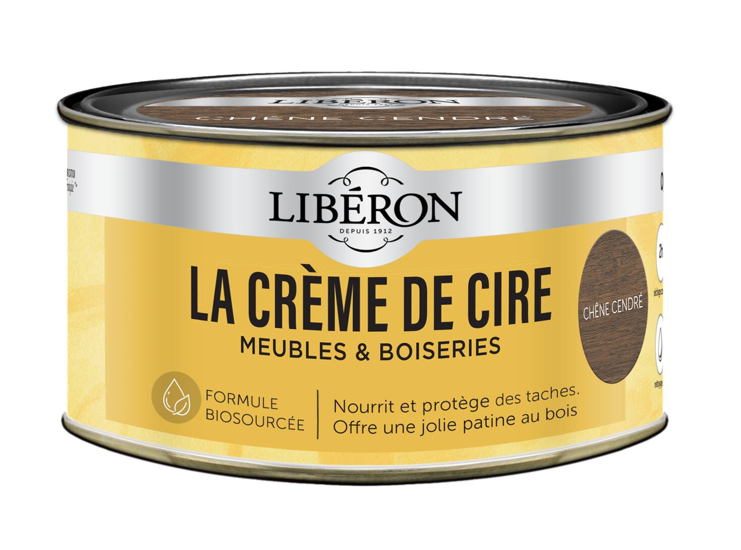La Crème de Cire Pâte Chêne Cendré 250ml - LIBERON