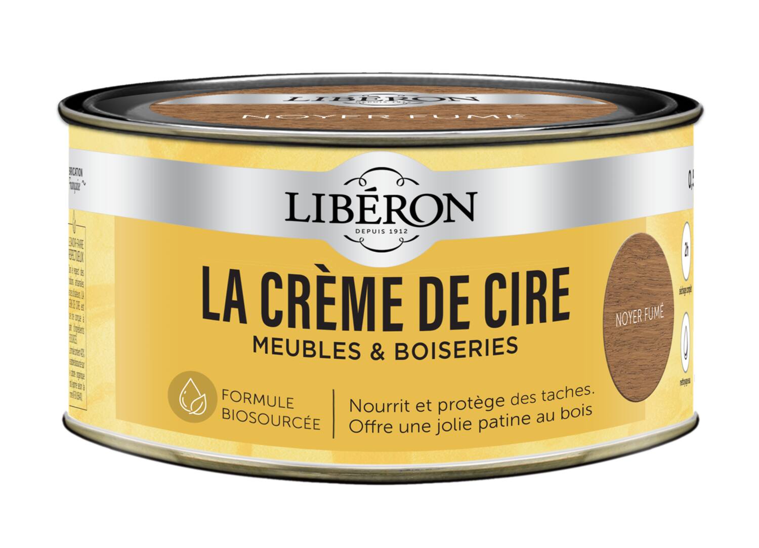 La Crème de Cire Pâte Noyer Fumé 0,5L - LIBERON