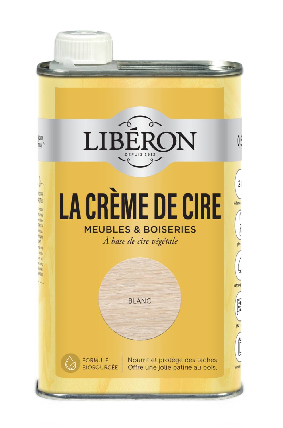 La Crème de Cire Liquide Blanc 0,5L - LIBERON