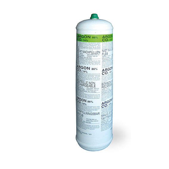 Bouteille de Gaz Jetable Argon + Co2 0,95L