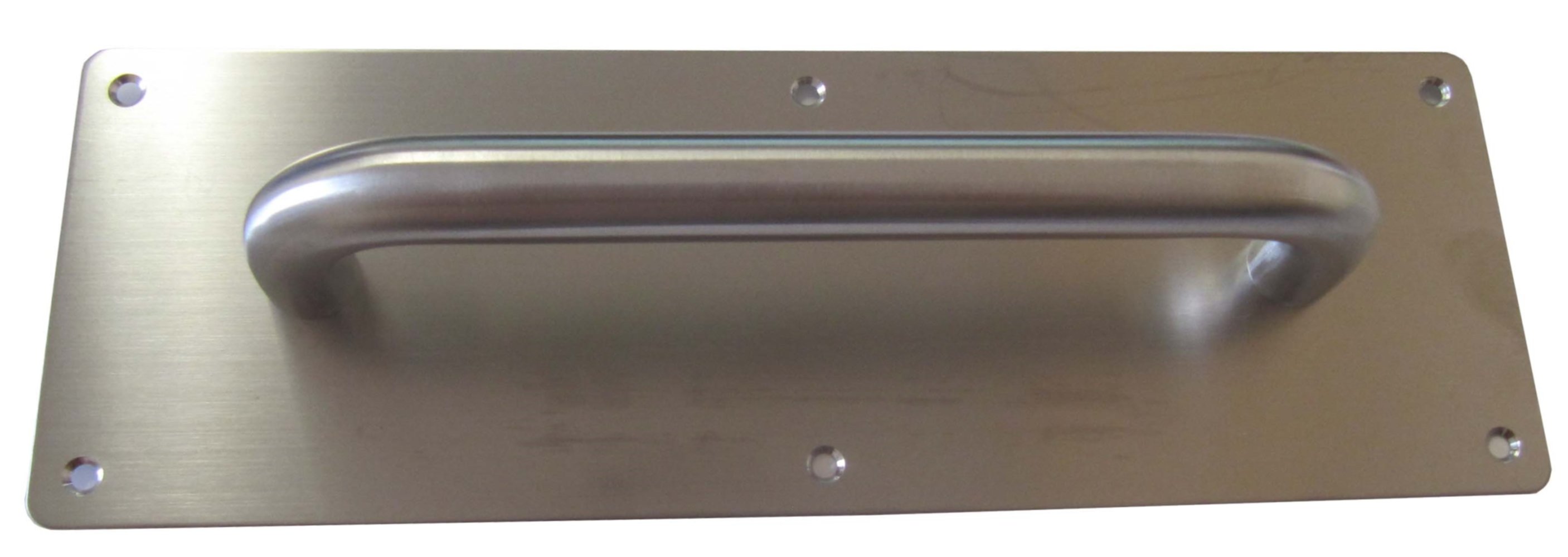 Poignée de porte tirage entrée titan acier inox entraxe 280 mm - CHAINEY