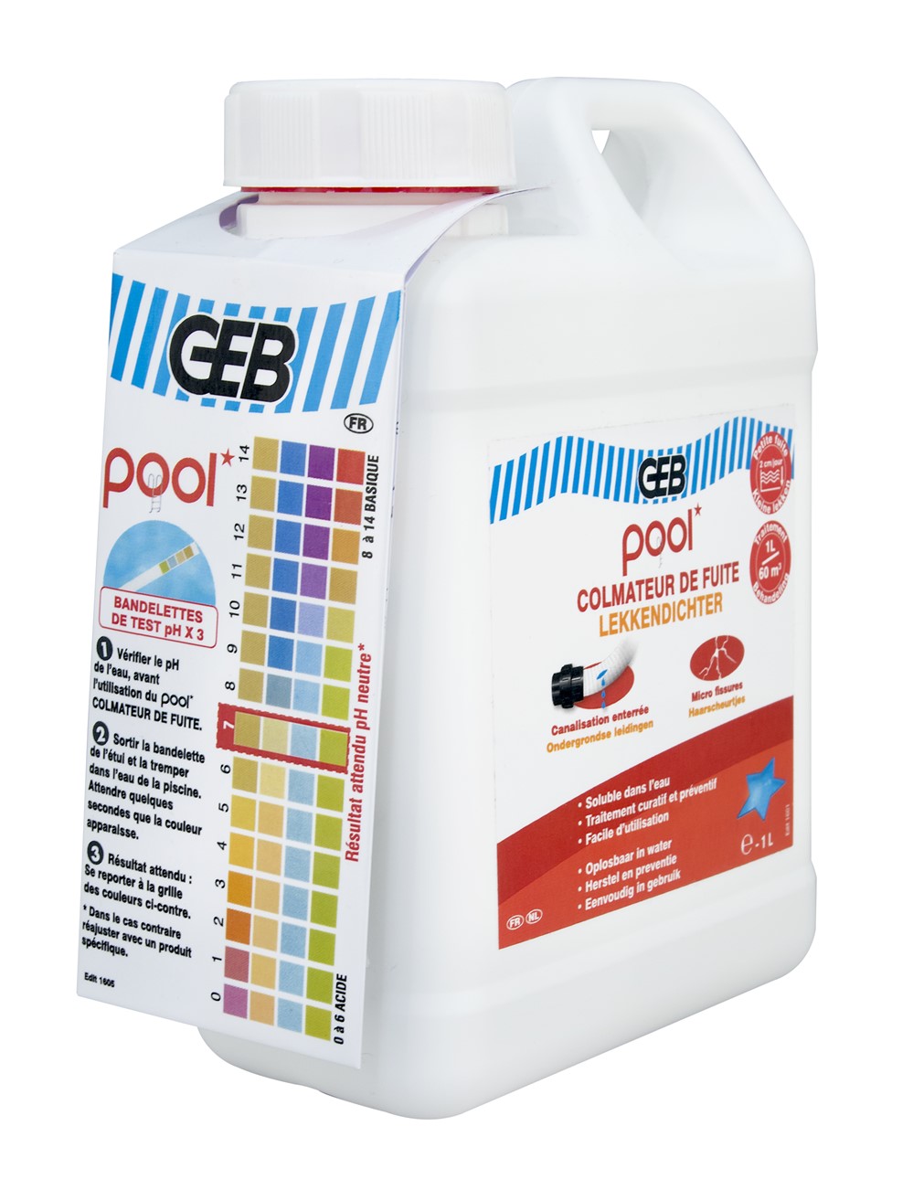 Colmate canalisations enterrées/bassins 1l