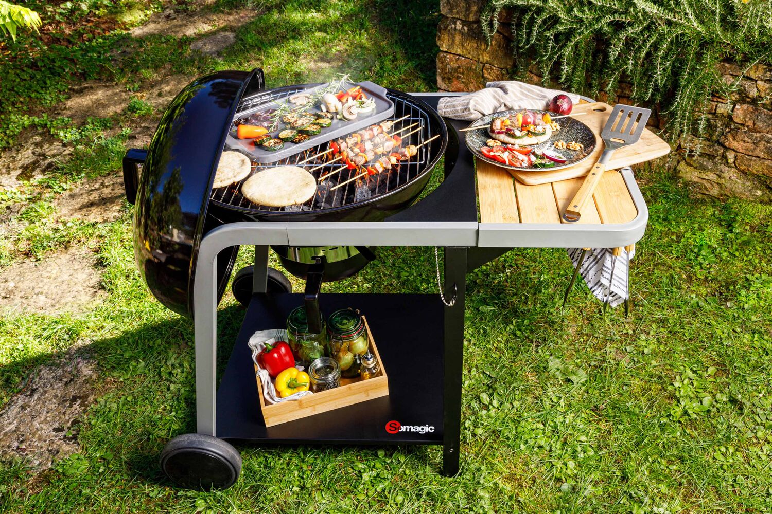 Barbecue à charbon de bois Montana - SOMAGIC
