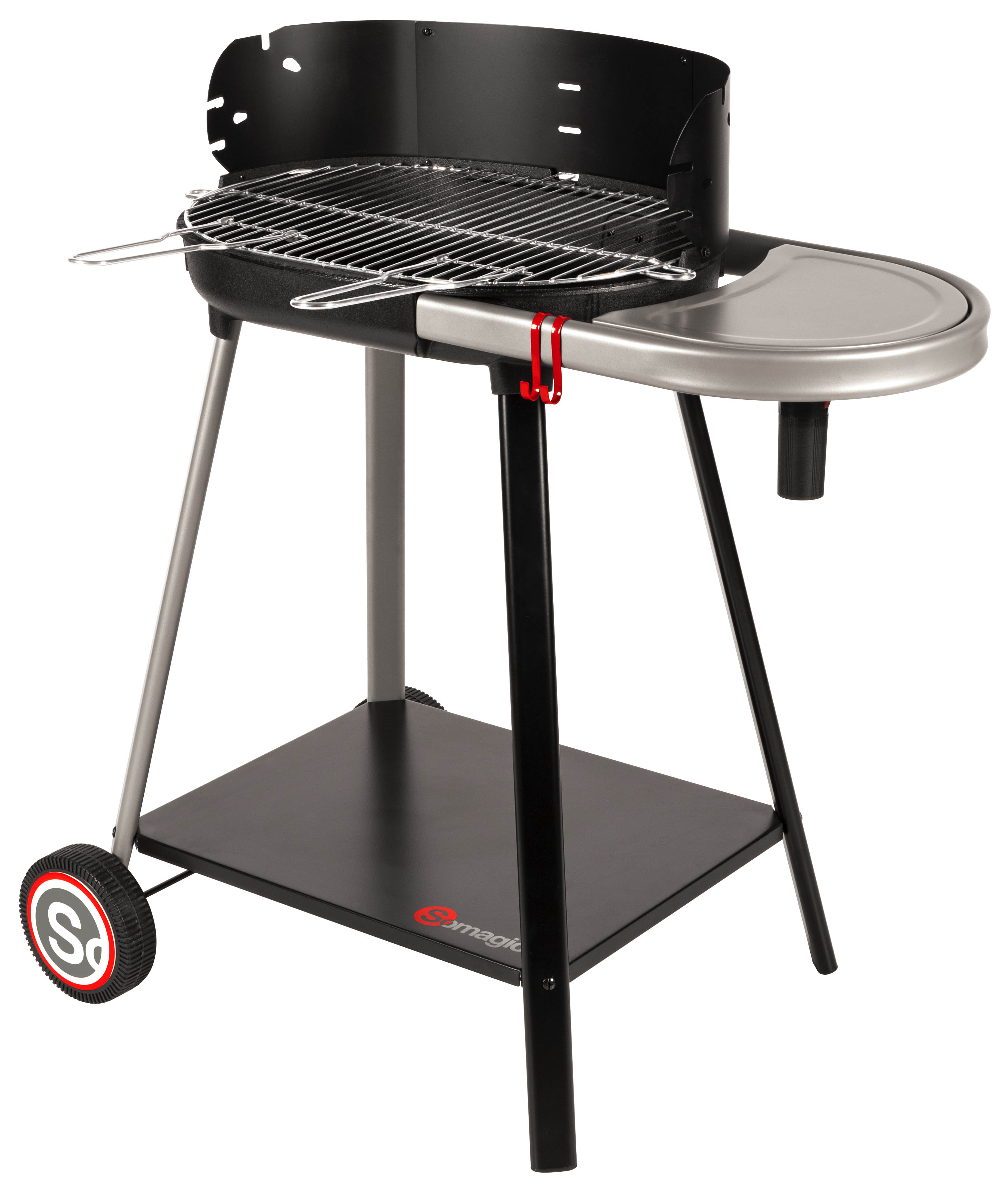 Barbecue charbon de bois cuve fonte Vulcano 2000 - SOMAGIC