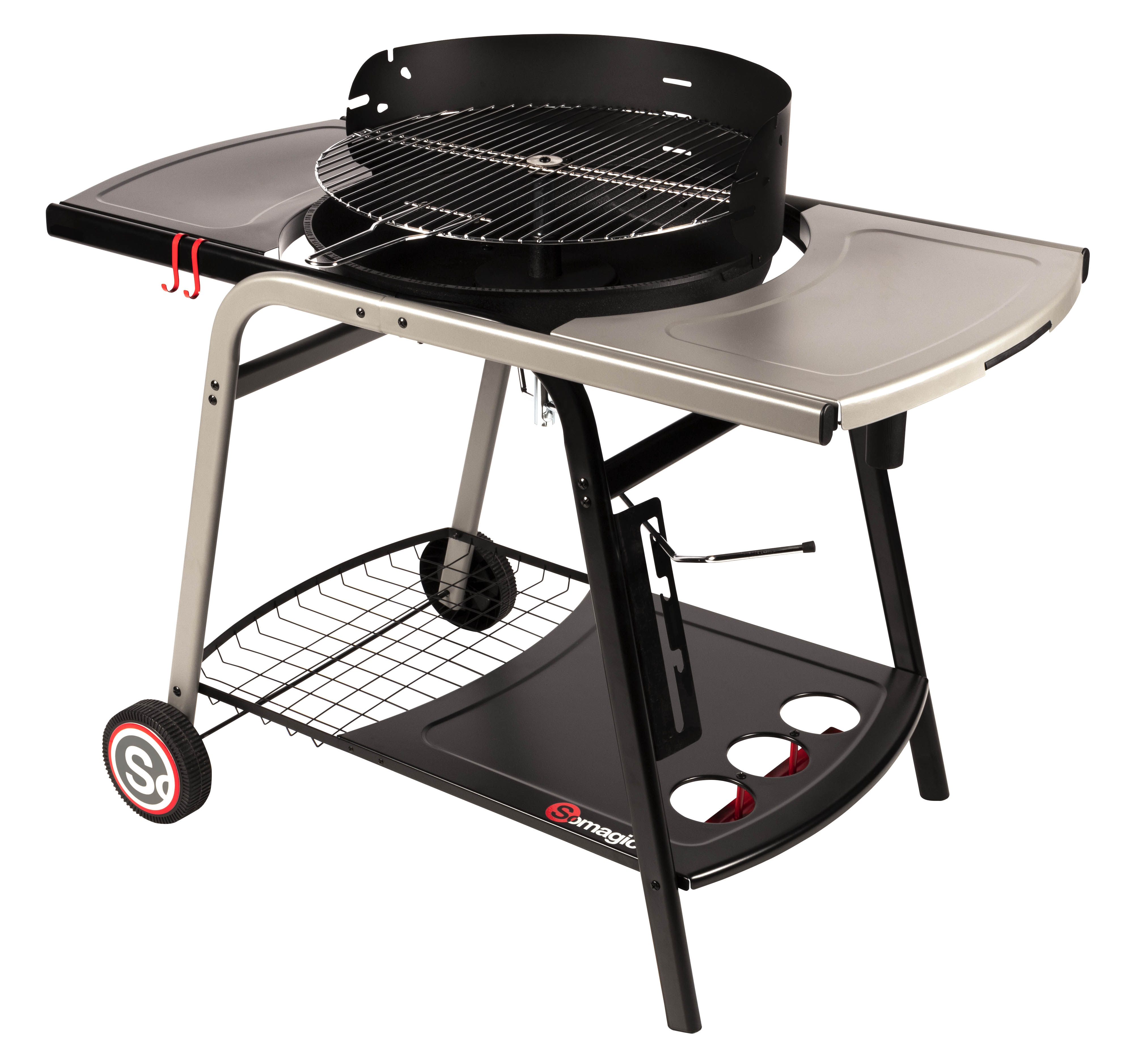 Barbecue charbon de bois cuve fonte Vulcano 2500 - SOMAGIC
