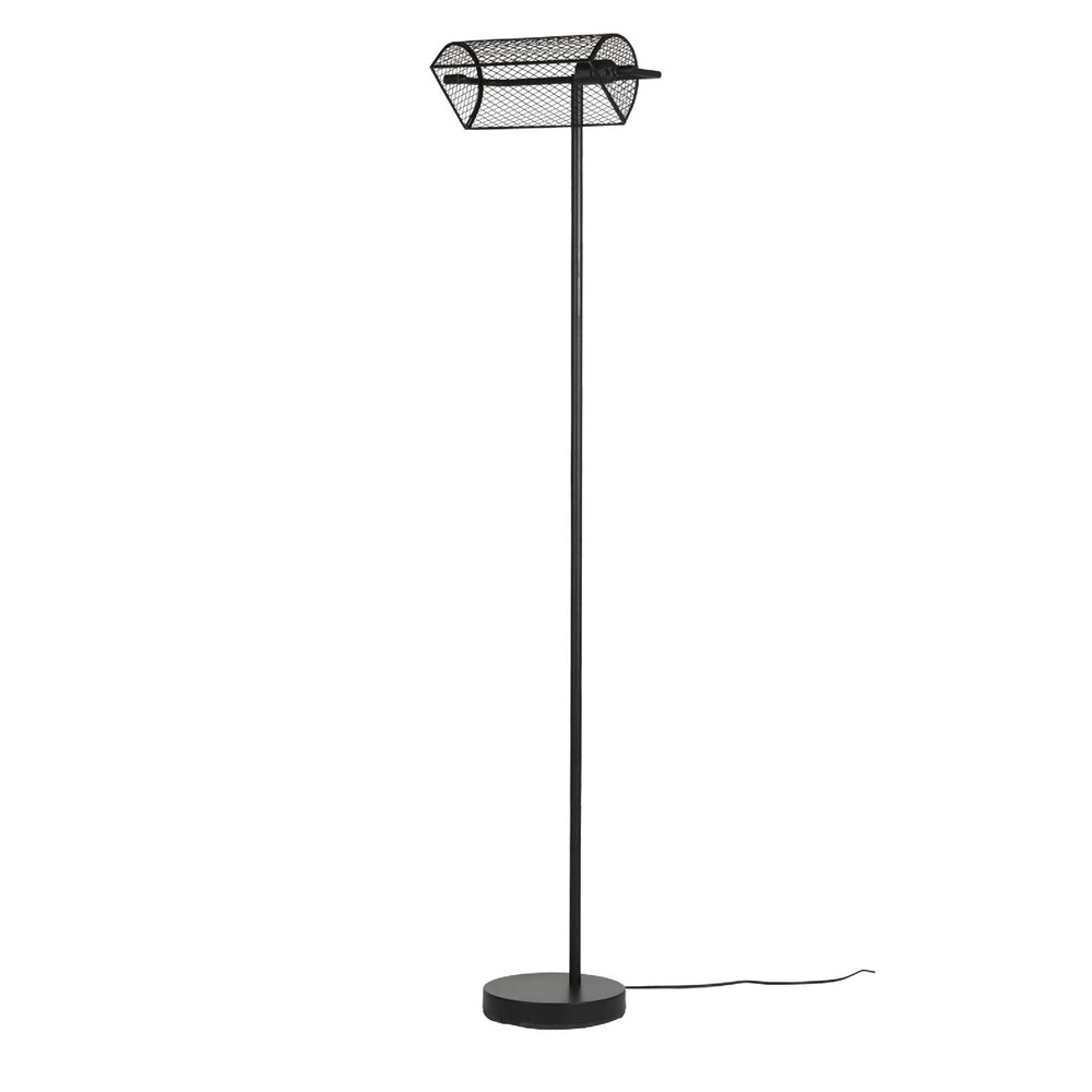 Lampadaire Murray 154x34x23 60W Noir - MATHIAS 