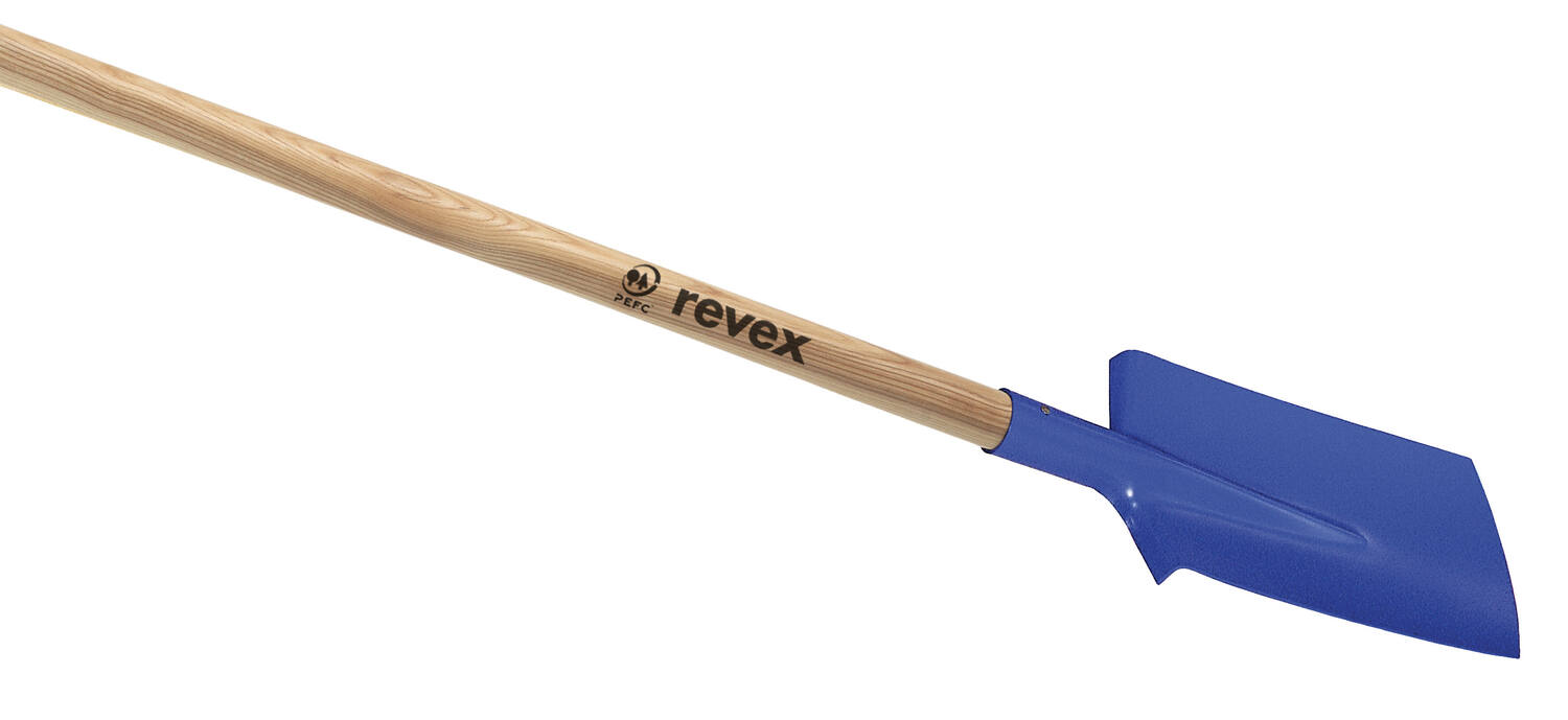 Bêche a rebords manche bois 28 cm - REVEX