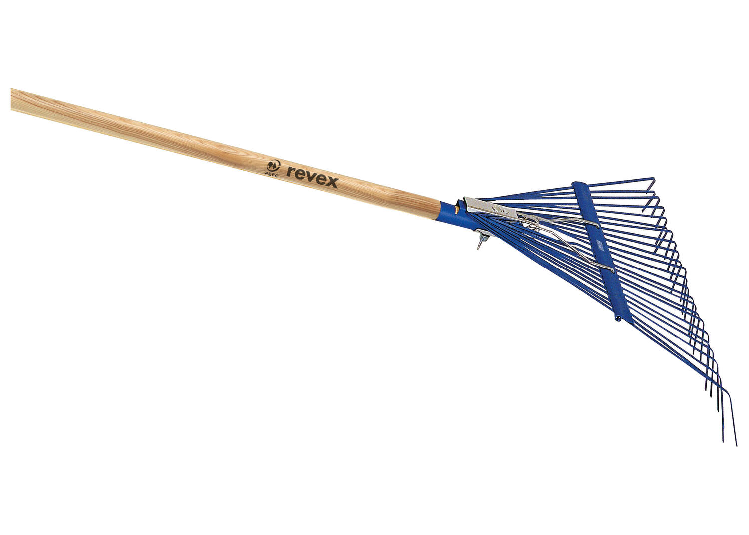 Balai à gazon raidisseur fil plat