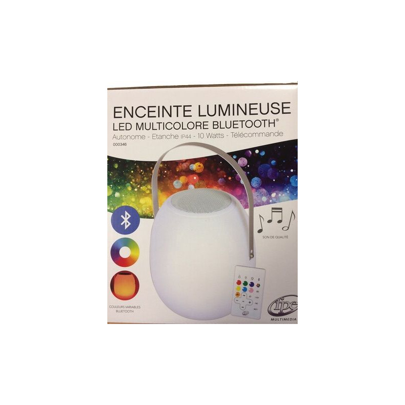 Enceinte Bluetooth lumineuse LED FPE